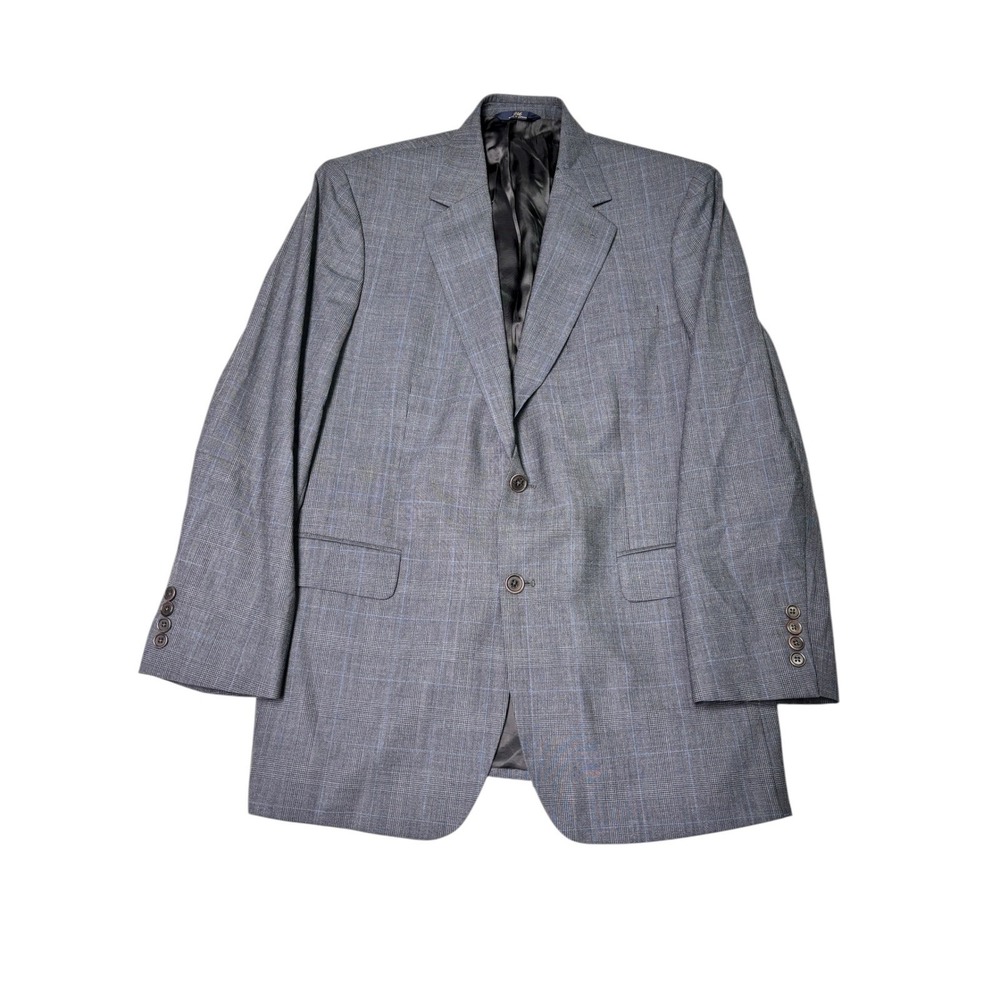 Brooks Brothers 346 Men's Wool Blend Glen Plaid Sport Coat Blazer Jacket 42R